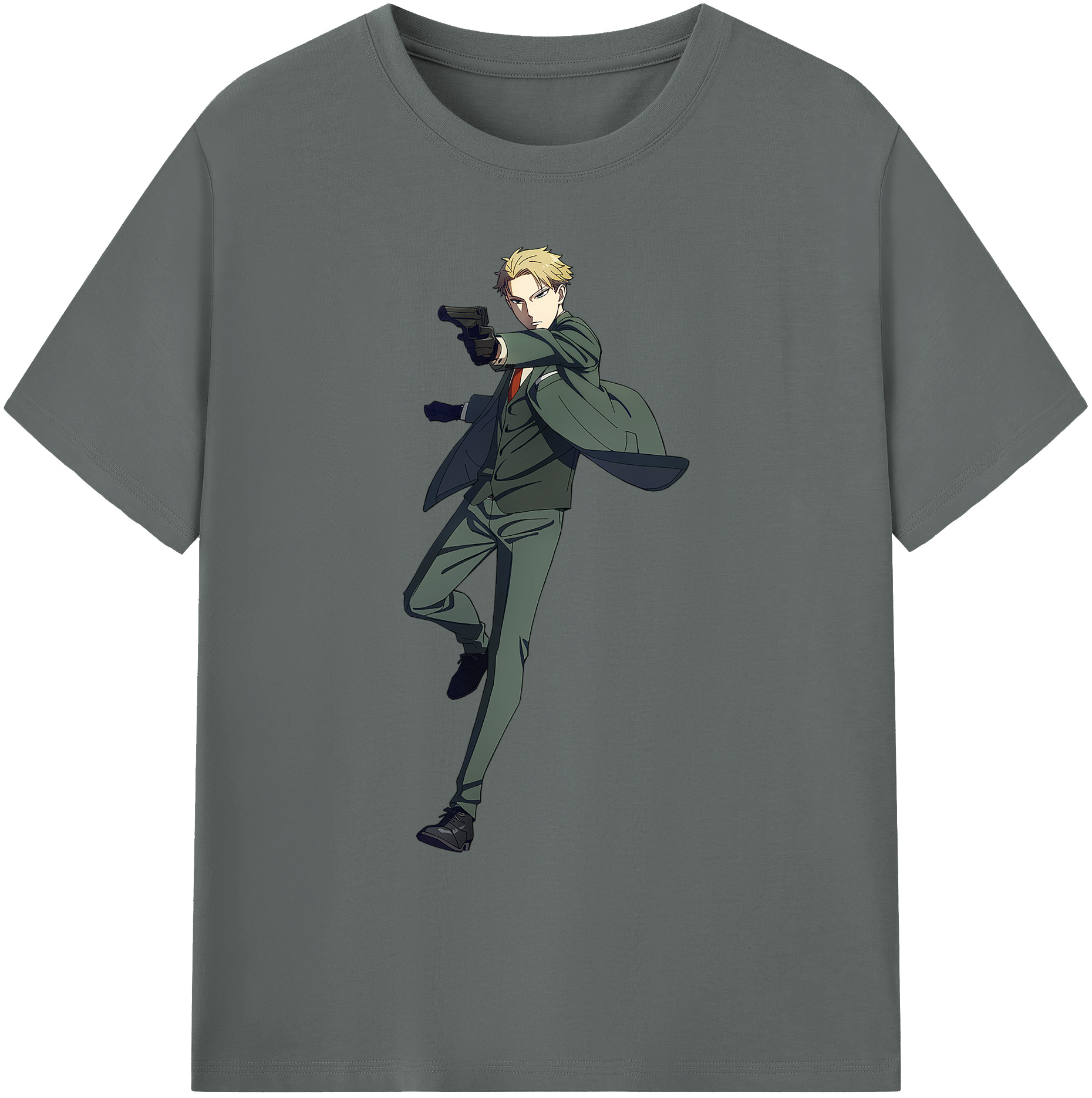（画像用） SPY×FAMILY间谍家家酒 綿100％ メンズ半袖Tシャツ｜肌触りやわらか＆通気性